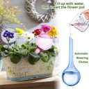 9 Pcs Plant Watering Globes 135 cm, Colored Self Watering Globes Automatic Watering Bulbs Plastic Plant Water Globes Drip Irrigation Device for Indoor Outdoor Plants