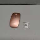 RAPIQUE Bluetooth Wireless Mouse - (BT5.1+USB) Dual Connectivity, Quiet Click, Low Power, and 1600 DPI, Portable Cordless Mouse for Mac, Laptop, MacBook Pro/Air, iPad (Rose Gold)