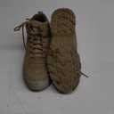 Furuian Steel Toe Boots for Men Women Comfortable Lightweight Work Boots for Men Slip Resistant High Top Steel Toe Safety Shoes Puncture Proof Indestructible Construction Shoes (12 Women/10.5 Men, Brown)