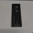 Rugged Bands Compatible for Apple Watch Ultra 3/Ultra 2/Ultra Band 49mm 46mm 45mm 44mm 42mm, Silicone Sport Strap with Durable Stainless Steel Connector for iWatch Series 11 10 9 8 7 6 5 4 3 SE Ultra (All Black - Black Adapter)