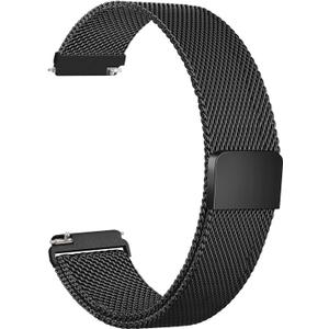 ID208 Plus Smart Watch Bands, 22mm Stainless Steel Metal Bands for Fitpolo/Quican/Aeac/Tensky ID208 Plus Smartwatch Replacement Wristband Adjustable Straps
