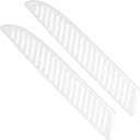 PATIKIL PP Safety Knife Sheath for 8 x 1.1 Inch (LxW) Bread Knife, 2 Pack Blade Protector Blade Protector Universal Knife Sheath for Kitchen, White