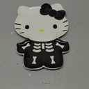 Silver Buffalo Sanrio Hello Kitty Halloween Spooky Skeleton Costume Ceramic Decorative Plate (9 inches)