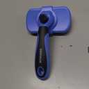 American Kennel Club-Self-Cleaning Slicker Brush for Dogs & Cats |Pet Grooming Brush |Removes Loose Hair, Mats & Tangles | Gentle Deshedding Tool for All Coat Types | Skin Friendly & Easy-Clean Design