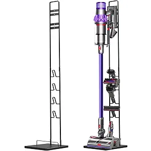 Foho Vacuum Stand for Dyson V11 V10 V8 V7 V6,Stable Metal Storage Bracket Stand Holder for Dyson Handheld DC30 DC31 DC34 DC35 DC58 DC59 DC62 Cordless Vacuum Cleaners & Accessories & Attachments