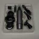 AREYZIN Nose Hair Trimmer for Men,Rechargeable Ear and Nose Trimmer Kit,Professional Painless Eyebrow Facial Hair Clipper, IPX7 Waterproof,Dual Edge Blades Easy Cleansing,Dark Gray