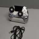 ManbaOne Interactive Screen Wireless Gaming Controller for PC/Switch/Switch 2/iOS/Android,Hall Effect Stick & Trigger,RGB Lighting,Remappable Buttons,1800mAh with Charging Dock (White)