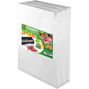 4mil 100 Plus Gallon Size11x20Inch Vacuum Sealer Food Bags with BPA Free,Heavy Duty,Great for Vac Storage or Sous Vide Cooking