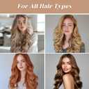 Heatless Curls Overnight Set - 8PCS Jumbo Velvet Hair Rollers to Sleep In, Soft Flexi Rods for No Damage Curls and Waves