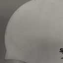 Speedo Unisex-Adult Swim Cap Silicone Elastomeric (White)