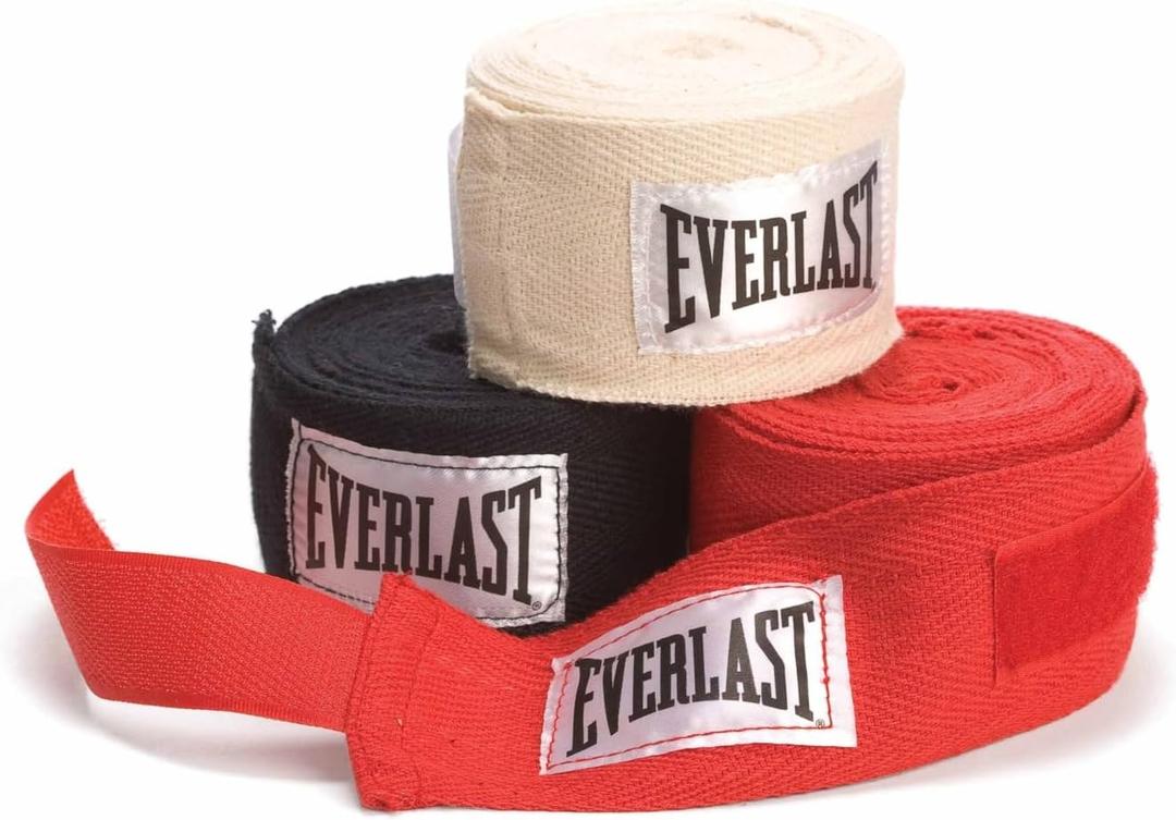 Everlast Core Handwraps 120in  Boxing Hand Wraps for Gloves, Wrist & Knuckle Support (Variety Pack - 3 Pack)