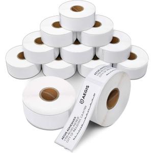 Aegis Adhesives - 2 1/4" x 1 1/4" Direct Thermal Labels, 4 Rolls