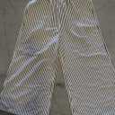 Women's Wide-Leg Striped Pants – XL, 100% Polyester, Lightweight & Breathable