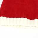 Kids Baby Knitted Santa Hat Warm Christmas Beanie Knit Hat for Unisex Toddler Newborn Infant Xmas Holiday Party Supplies Red and White