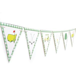 Golf Themed Birthday Banner - Golf First/1st Birthday Party Decorations,Hole In One Party Banner,Hole In One First Year Banner