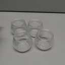 4 Pcs Clear Tealight Candle Holders for Table Centerpieces- Assorted Glass Votive Candle Holders for Wedding Centerpieces, Bridal Shower Decorations, Wedding Table Decor