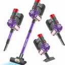 Kids Vacuum That Really Works, Pretend Play Cleaning Toy for Toddler, 3-in-1 Cordless Vacuum Interactive Toy for Children Age 3 4 5 6, Housekeeping Gift for Boys Girls Birthday