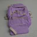 Backpacks for Girls, 3PCS School Backpack with Lunch Box Pencil Pouch for Teen Girls Kids Elementary Primary Middle High College Daypack School bag Bookbag Set（Purple）