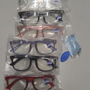 CCVOO 6 Pack Blue Light Blocking Reading Glasses, Anti Headache/Glare/Eye Strain Readers Computer Eyeglasses Women/Men (6 Pack Mix,2.25)