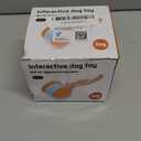 Interactive Dog Toys, Random Path Electric Automatic Moving and Rolling Dogs Toy with Rope for Small Medium Large Dogs, Motion-Activated Dog Stimulation Toy for Boredom Relief (Orange)