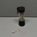 Cordless Portable Personal Size Blender - USB Rechargeable Blender for Smoothies and Shakes, 6 Blades with 380Ml BPA Free Juice Cup, Freshly Squeezed for Picnic/Sports (Black)