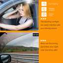 Yakitoko Window Visors Vent Sun Shade Rain Guards for Acura MDX 2014-2020 Chrome Trim 4PCS