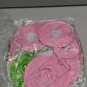 CC wonderland zone 12pcs Hot Pink and Green Paper Lanterns, Hanging Paper Lanterns for Bridal Shower Rustic Boho Birthday Wedding Home Decor Party Decoration