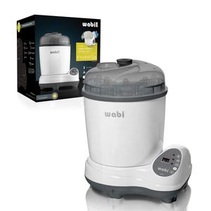 Wabi Baby 3-in-1 Electric Steam Sterilizer, Hot Air Dryer & Storage System, Kills 99.9% of Germs for Bottles, Nipples & Breast Pump Parts
