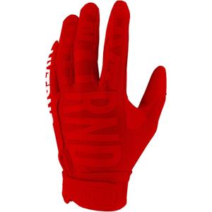 Nxtrnd G1 Pro Men's Football Gloves, Adult Sticky Receiver Gloves (Red, Medium)