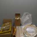 3 Pcs Cylinder Stands for Party, Gold Metal Pedestal Stand for Parties, Cilindros Para Decoraciones De Fiestas, Round Cake Pedestal for Weddings Party Birthday festival Backdrop Decoration, 13 11.8 10.6 inch