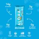 ALOHA Organic Plant Based Protein Bars, Vanilla Almond Crunch, 1.98-Ounce Bars, (Pack of 12) (EXP 09/21/26)