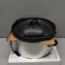 Crock-Pot 7 Quart Oval Manual Slow Cooker, Stainless Steel (SCV700-S-BR), Versatile Cookware for Large Families or Entertaining