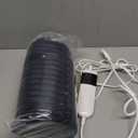 Heated Blanket Electric Throw, Soft Flannel Heating Blanket with 8 Hours Auto Off 10 Fast Heating Levels Machine Washable Sherpa Heated Blanket with Overheating Protection (Throw (50" x 60"), Navy)