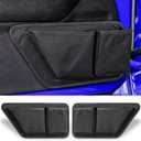 CALBEAU Oxford Front Door Storage Pockets Box, 2PCS Door Storage Pockets for 2011-2018 Jeep Wrangler JK JKU Accessories 2/4-Door, Door Net Pocket Replacement