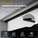 WINOVERCO 3" Garage Door Brush Seal for Top, 10FT Roll Up Door Seal Kit