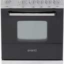 Avanti Gas Range Oven, Compact Freestanding Design, 4 Sealed Burners with Electronic Ignition, 2.1 Cu.Ft. Capacity Features Storage Drawer Broiler and Accessories, 20-Inch, Black