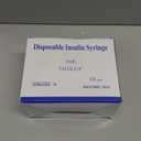 31G 1cc 1/4 Inch (6mm) Syringe, U-100 Syringe with Needle, Individually Wrapped, Pack of 100