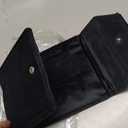 4Pcs Flannel Necklace Pouch Travel Jewelry Storage Case,black