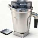 Built-in Chip 64oz Stainless Steel Container Blender Pitcher, Replacement Jar Compatible with Vitamix 5200, 750, 6300, E310, Vm0103, Vm0197, E310, A2500, Explorian,Ascent Series, 