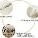 Fall Welcome Throw Pillow Covers 12 x 20 Inch Farmhouse Autumn Seasonal Holiday Decorative Lumbar Pillowcases Scarf Maple Leaves Cushion Covers for Front Porch Decor Housewarming Gifts (Brown)