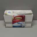 Command Wall and Cabinet Organizer, Holds up to 6 lb, 9.5" x 4.4" x 4.4", Satin Nickel, 1 Bathroom Organizer with 4 Water Resistant Strips Damage Free Storage for Toothbrush, Lotion, Facial Cleanser