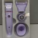 Ufree Bikini Trimmer Electric Razors for Women, Rechargeable Pubic Body Hair Trimmer Electric Shaver for Legs Body Hair, Bikini Shaver IPX7 Waterproof, Gifts for Women, Purple