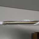 Ivilon Tension Curtain Rod - Spring Tension Rod for Windows or Shower, 24 to 36 Inch. Warm Gold
