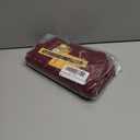 Hybrid & Company Women's Ultra Stretch Perfectly Shaping Mid Rise Skinny Bermuda Shorts with Pockets (Red, M)