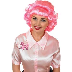 Fun Shack Women's 70s Movie Pink Wig Adult Costume, sample Movie Pink Wig, One Size