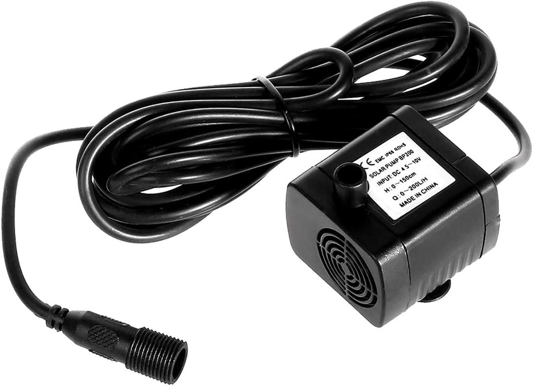 Lewisia Replacement Water Pump BP200 for Solar Water Fountain Pump