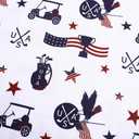 Mens Golf Polo Shirts Short Sleeve Performance Moisture Wicking Dry Fit Casual Print Funny Golf Polo Shirts for Men (L)