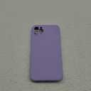 Vooii Compatible with iPhone 11 Pro Max Case, Upgraded Liquid Silicone with [Flat Edges] [Camera Protection] [Soft Anti-Scratch Microfiber Lining] Phone Case for iPhone 11 Pro Max - Light Purple