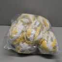 8 Pcs Chunky Yarn for Hand Knitting - Chunky Chenille Yarn for Crocheting - Fluffy Yarn for Crochet - Jumbo Yarn for Hand Knitting 227 yds 61.6 oz of Super Bulky Yarn (Yellow-Grey-White)