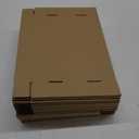 13x10x2 Shipping Boxes Set of 20, Brown Corrugated Cardboard Literature Mailer Box for Packaging, Mailing, Business